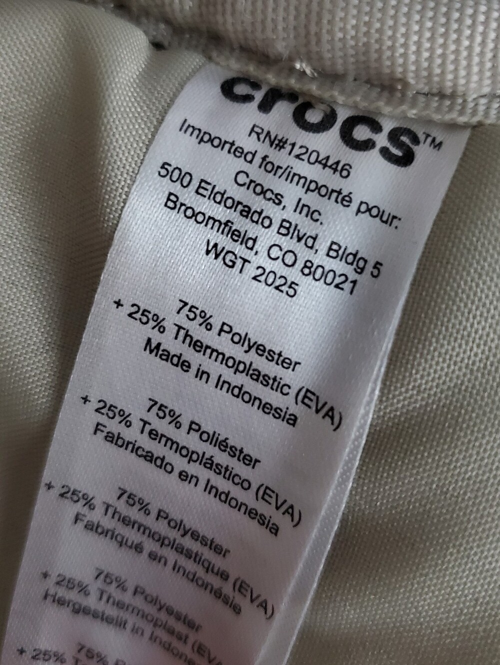 Crocs Nylon Backpack - Picture 4 of 8